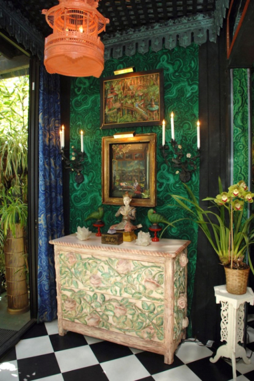 dawnridge-home-tony-duquette-malachite-wall-panel